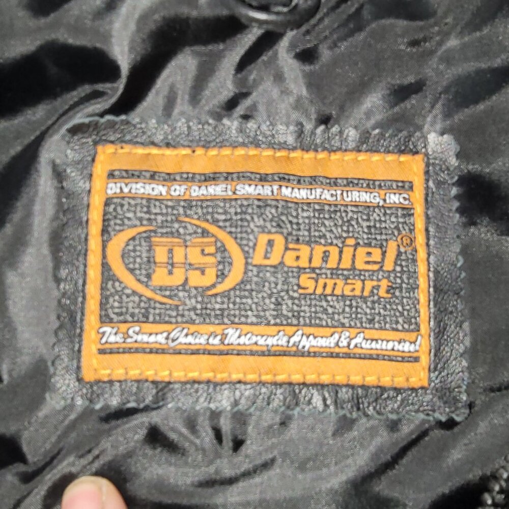 DS Daniel Smart Leather Vest Black Sz XXL - Picture 5 of 14